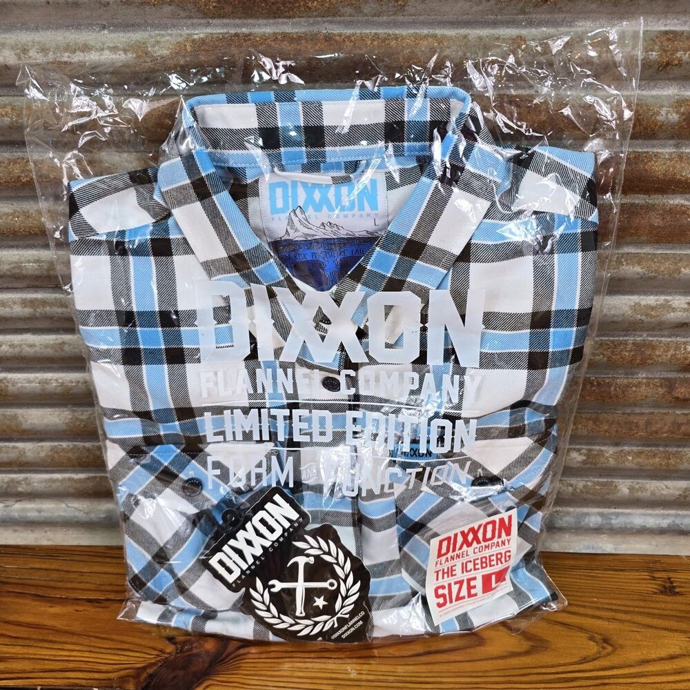 DIXXON Flannel ICEBERG Limited Edition Flannel Shirt - Women's L
